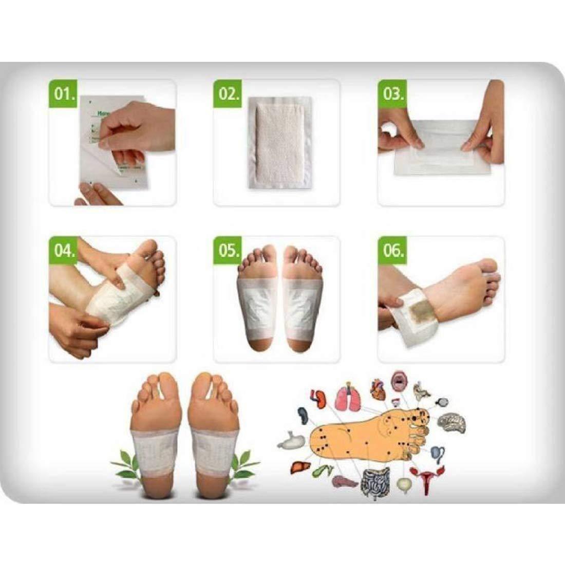 Bee Venom Foot Patch II Detox Patches (Set of 10+10) - Buy 10 Get 10 Free @ ₹499 ✅