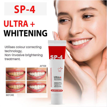 SP-4 Brightening & Stain Removing Toothpaste - Buy 1, Get 1 FREE ✅