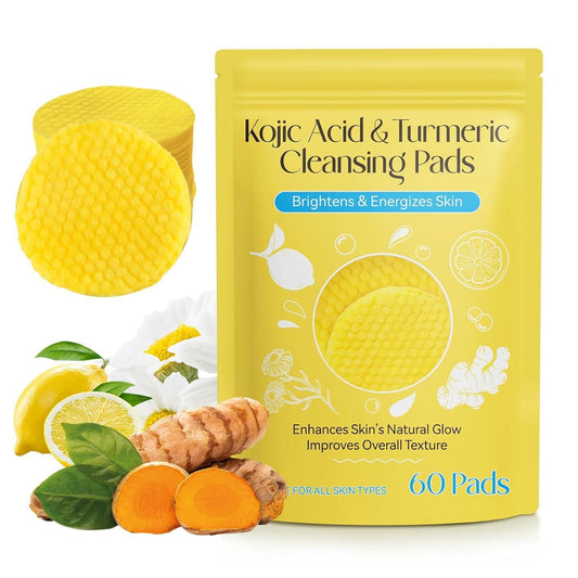 Turmeric & Kojic Acid Cleansing Pads || Buy 1, Get 1 Pack FREE (60+60 patches) at ₹499
