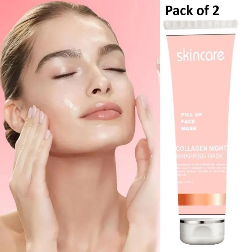 Collagen Night Wrapping Peel Off Mask Pack of 2 (Buy 1 Get 1 FREE) 💥✅