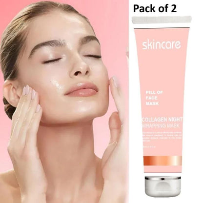 Collagen Night Wrapping Peel Off Mask Pack of 2 (Buy 1 Get 1 FREE) 💥✅