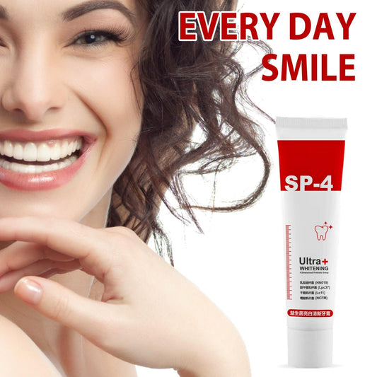 SP-4 Brightening & Stain Removing Toothpaste - Buy 1, Get 1 FREE ✅