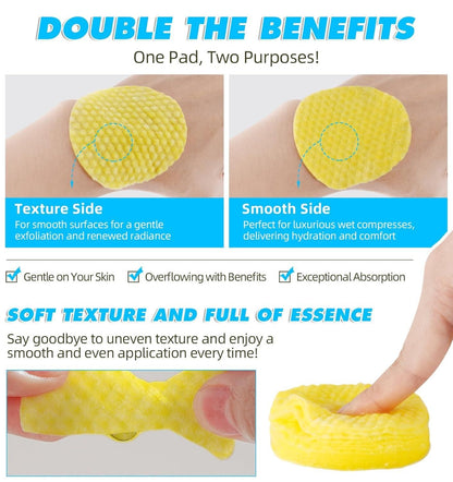 Turmeric & Kojic Acid Cleansing Pads || Buy 1, Get 1 Pack FREE (60+60 patches) at ₹499