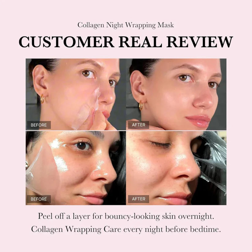 Collagen Night Wrapping Peel Off Mask Pack of 2 (Buy 1 Get 1 FREE) 💥✅